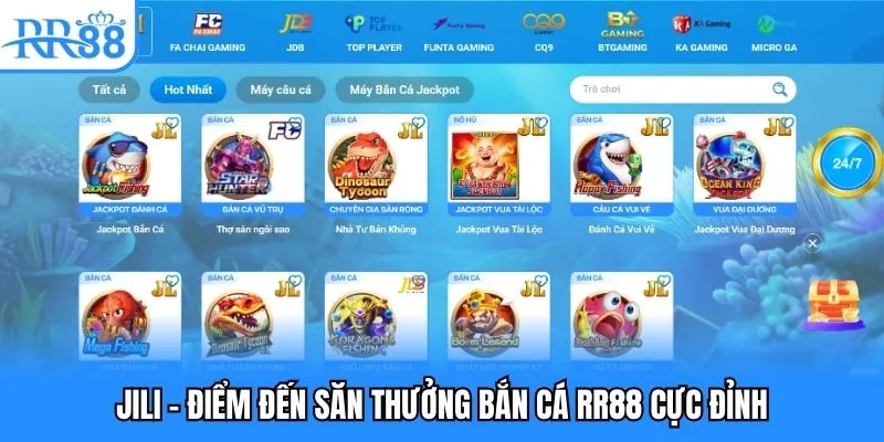 Bắn Cá RR88 - Thiên Đường Săn Boss Cực Khủng Trong Năm 2025 2 JILI - Điểm đến săn thưởng bắn cá RR88 cực đỉnh
